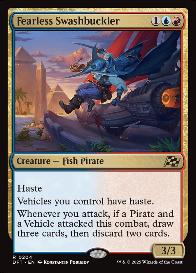 Fearless Swashbuckler 204 (Aetherdrift) 