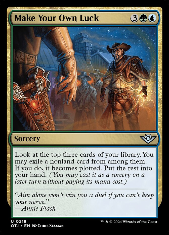 Make Your Own Luck 218/286 (Outlaws of Thunder Junction) 
