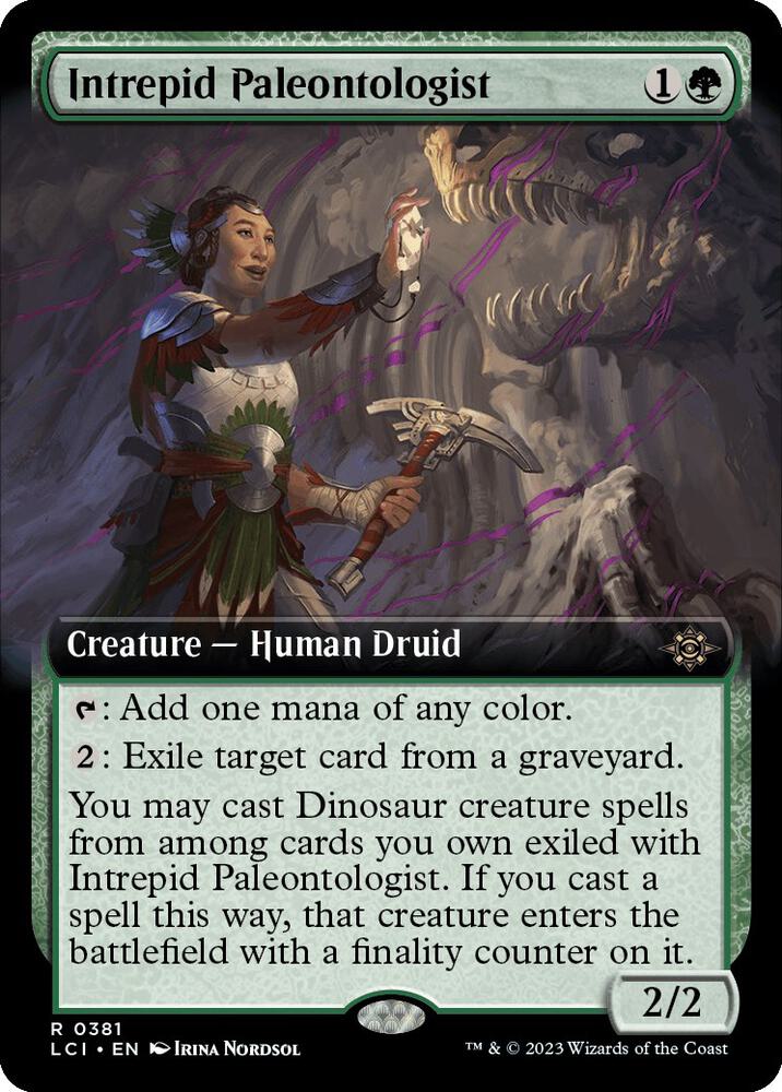 Intrepid Paleontologist 381/291 (The Lost Caverns of Ixalan)  - Extended Art