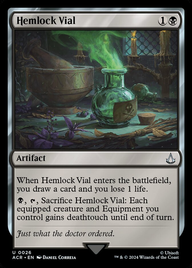 Hemlock Vial 26/110 (Universes Beyond: Assassin's Creed) 