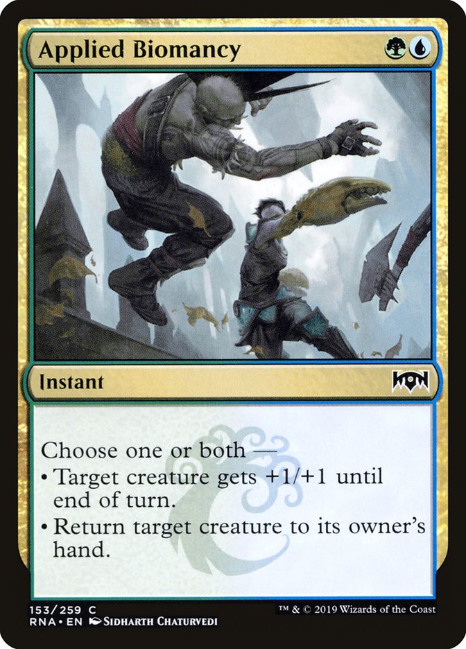 Applied Biomancy 153/259 (Ravnica Allegiance) 