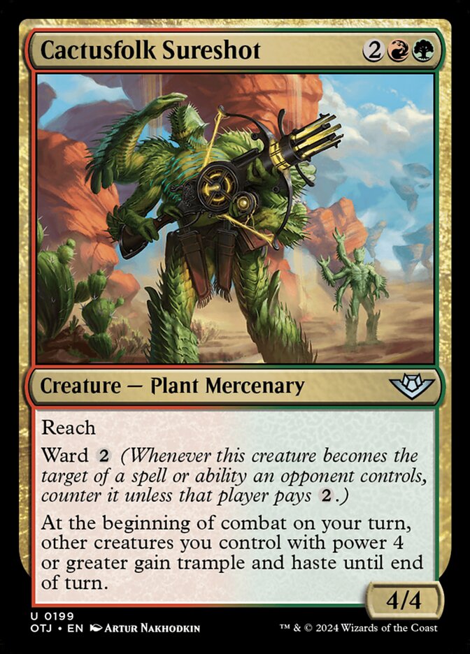 Cactusfolk Sureshot 199/286 (Outlaws of Thunder Junction) 