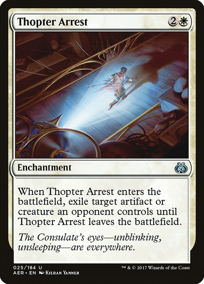 Thopter Arrest 25/184 (Aether Revolt) 