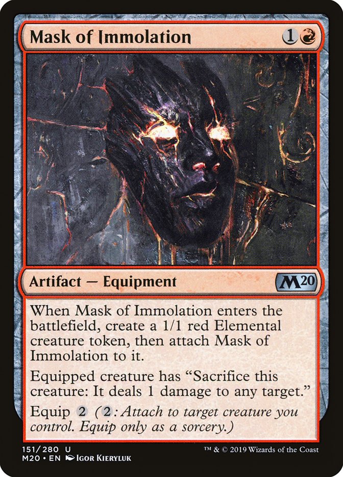 Mask of Immolation 151/280 (Core Set 2020) 