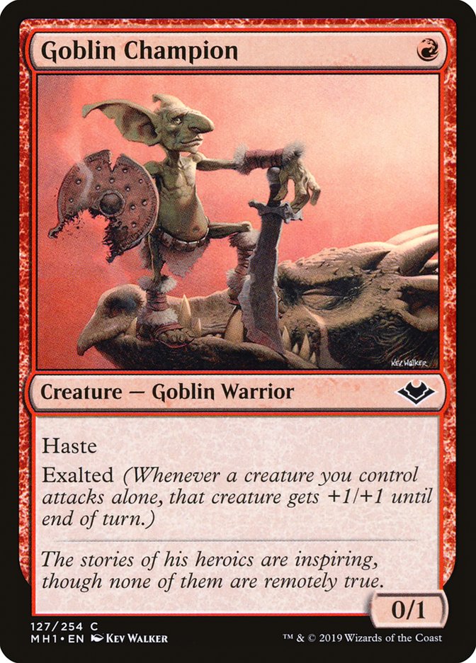 Goblin Champion 127/254 (Modern Horizons) 