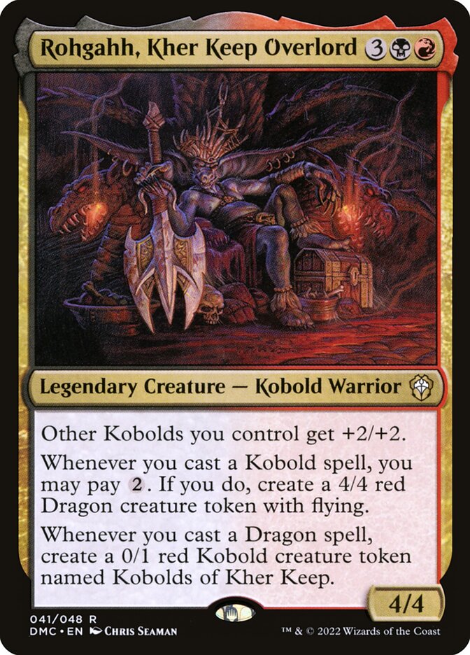 Rohgahh, Kher Keep Overlord 41/50 (Commander: Dominaria United)  - Foil