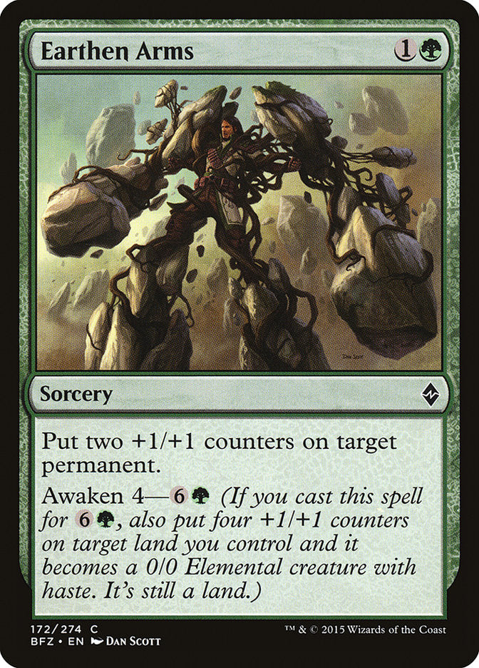 Earthen Arms 172/274 (Battle for Zendikar) 
