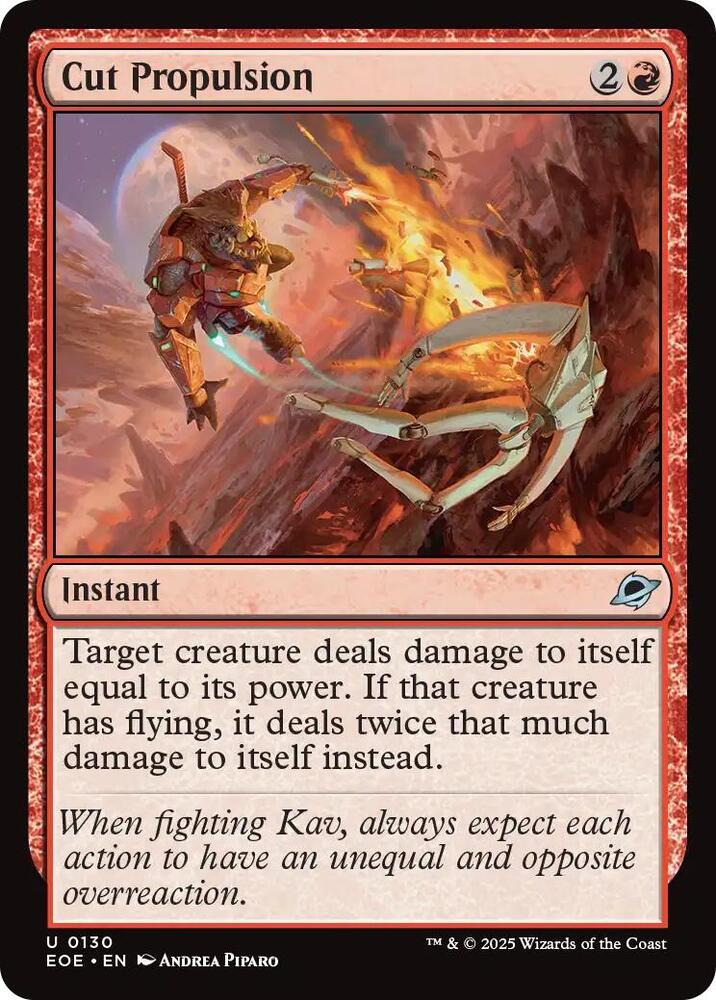 Cut Propulsion 130/276 (Edge of Eternities) 