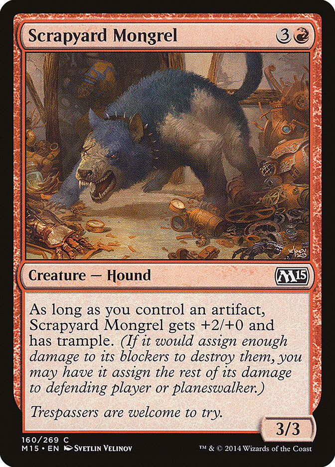 Scrapyard Mongrel 160/269 (Magic 2015 (M15)) 