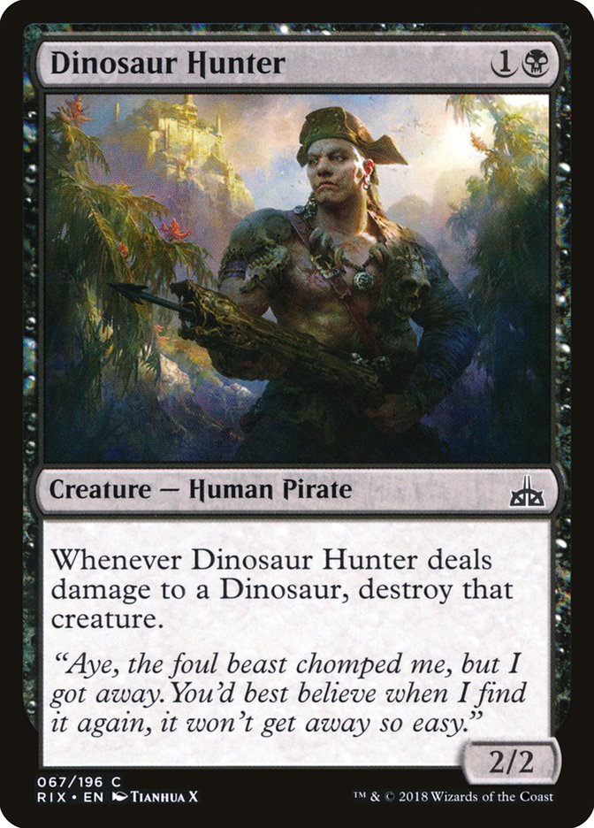 Dinosaur Hunter 67/196 (Rivals of Ixalan) 