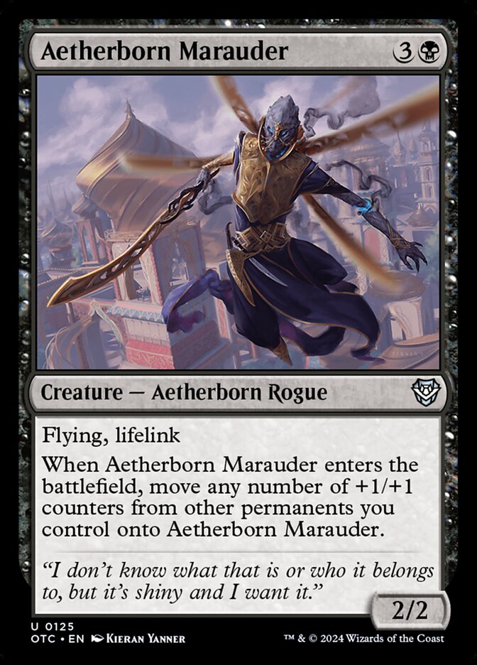Aetherborn Marauder 125/342 (Commander: Outlaws of Thunder Junction) 