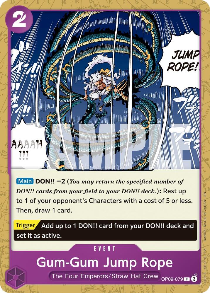 Gum-Gum Jump Rope (Reprint) OP09-079 (Premium Booster -The Best- Vol. 2) 
