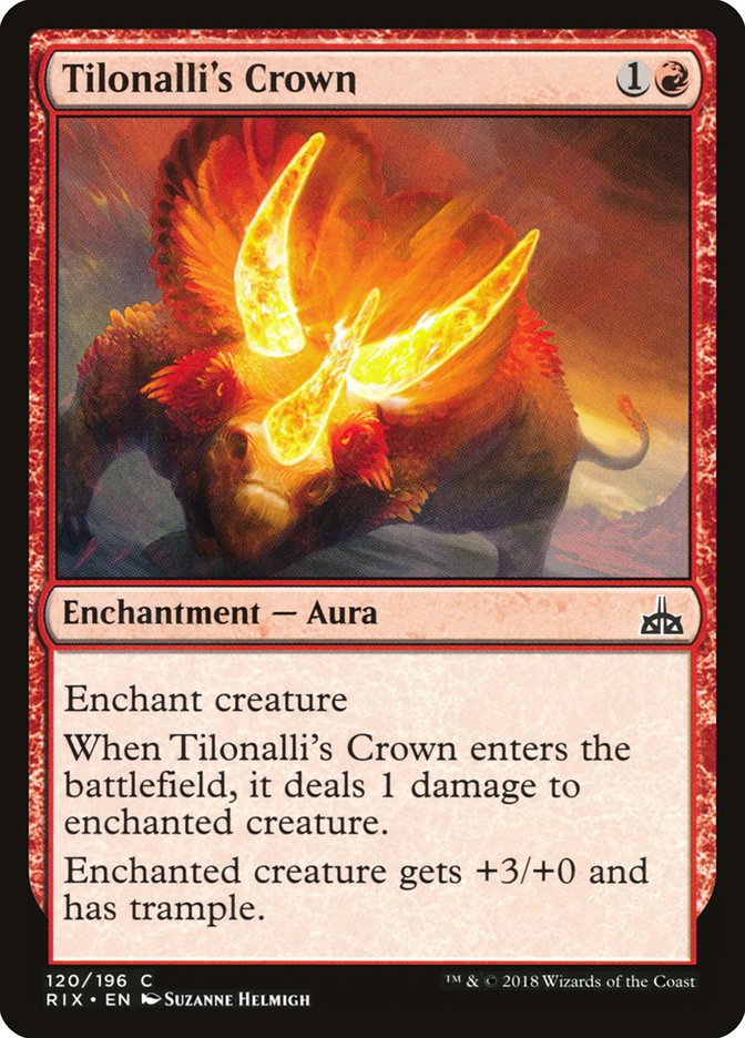 Tilonalli's Crown 120/196 (Rivals of Ixalan) 