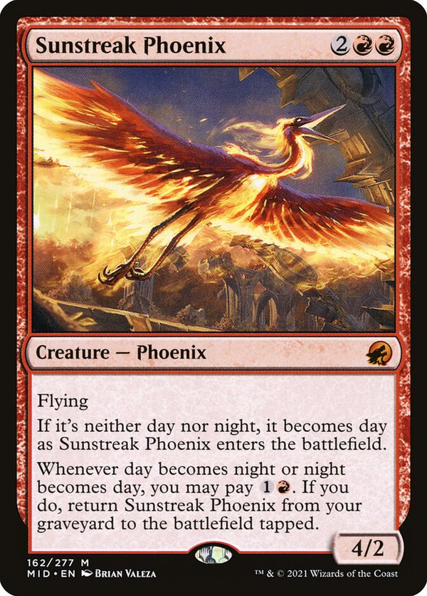 Sunstreak Phoenix 162/277 (Innistrad: Midnight Hunt) 