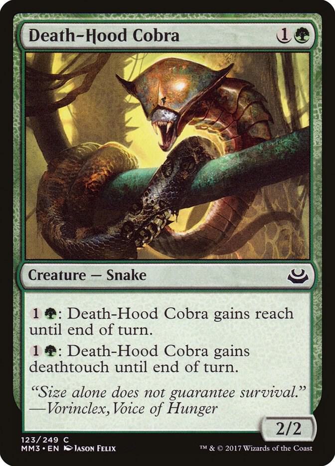 Death-Hood Cobra 123/249 (Modern Masters 2017) 