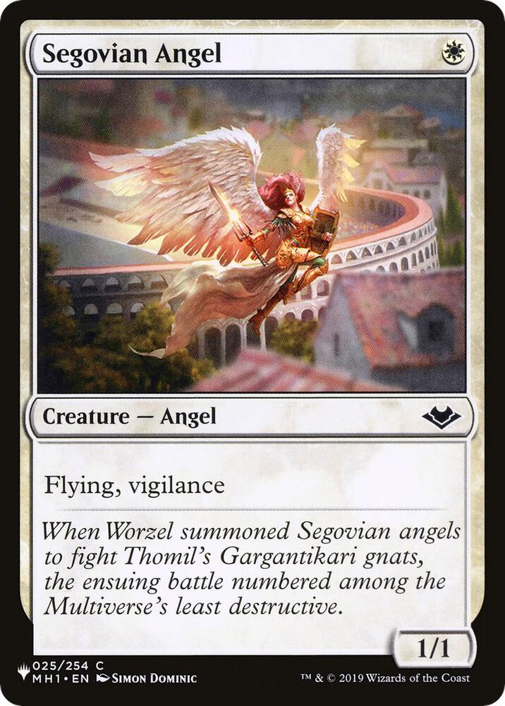 Segovian Angel MH1-25/5075 (The List Reprints) 