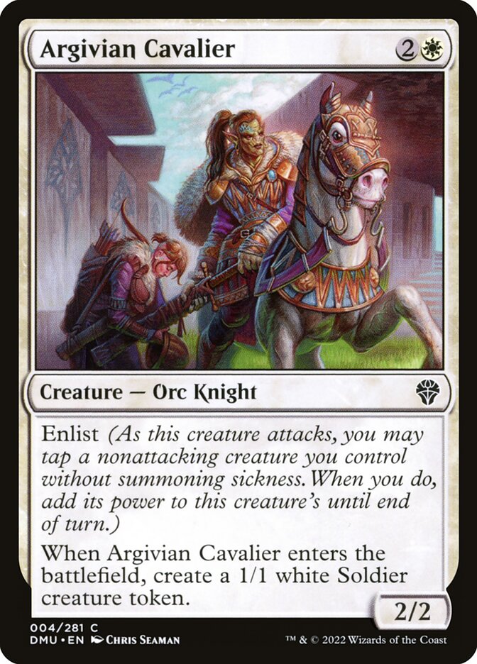 Argivian Cavalier 4/281 (Dominaria United) 