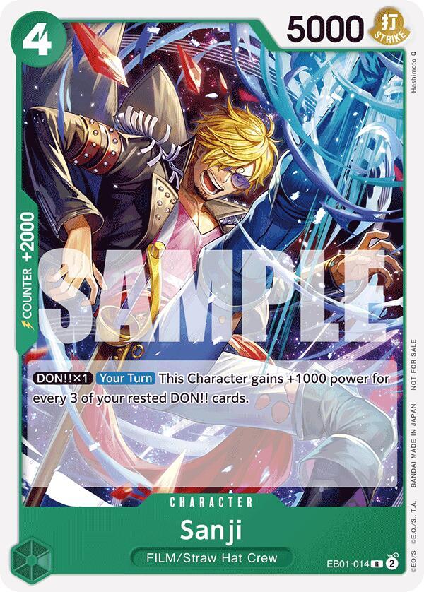 Sanji (Tournament Pack 2025 Vol.1) EB01-014 (One Piece Promotion Cards) 