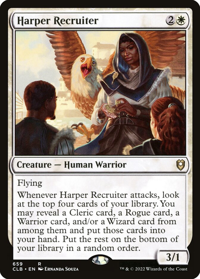 Harper Recruiter 659 (Commander Legends: Battle for Baldur's Gate) 