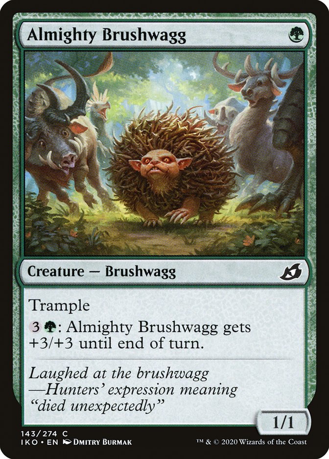 Almighty Brushwagg 143/274 (Ikoria: Lair of Behemoths) 
