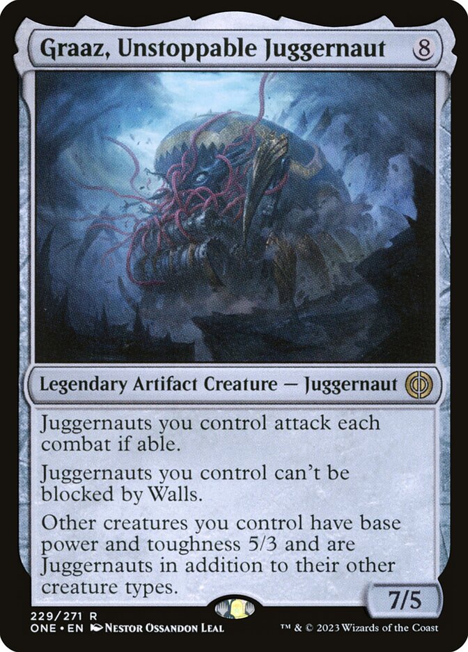 Graaz, Unstoppable Juggernaut 229/271 (Phyrexia: All Will Be One) 