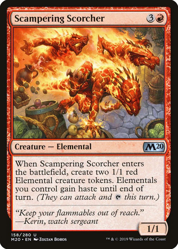 Scampering Scorcher 158/280 (Core Set 2020) 