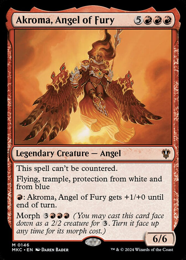 Akroma, Angel of Fury 146/311 (Commander: Murders at Karlov Manor) 
