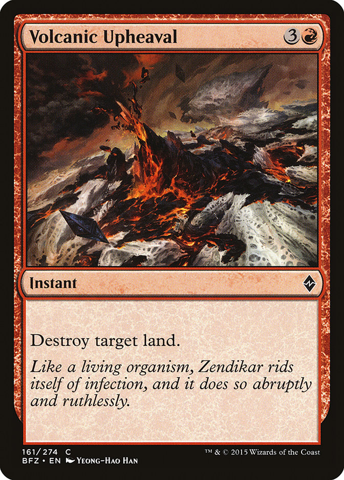 Volcanic Upheaval 161/274 (Battle for Zendikar) 
