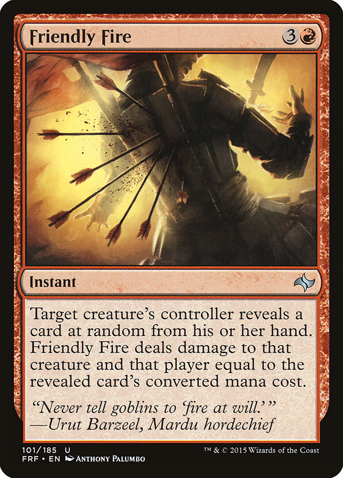 Friendly Fire 101/185 (Fate Reforged) 