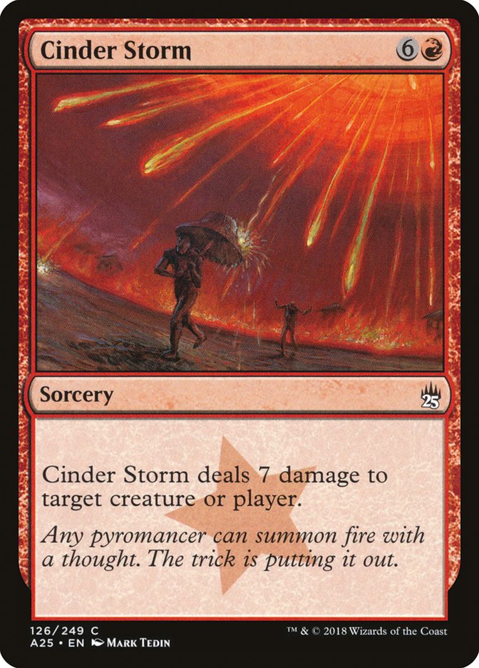 Cinder Storm 126/249 (Masters 25) 