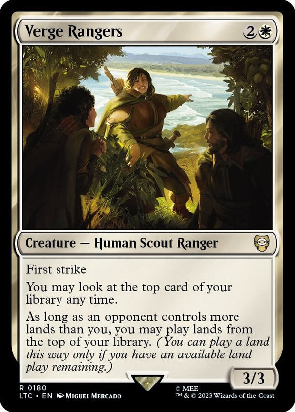 Verge Rangers 180/347 (Commander: The Lord of the Rings: Tales of Middle-earth) 