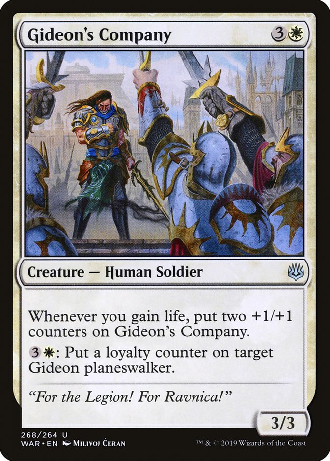 Gideon's Company 268/264 (War of the Spark) 