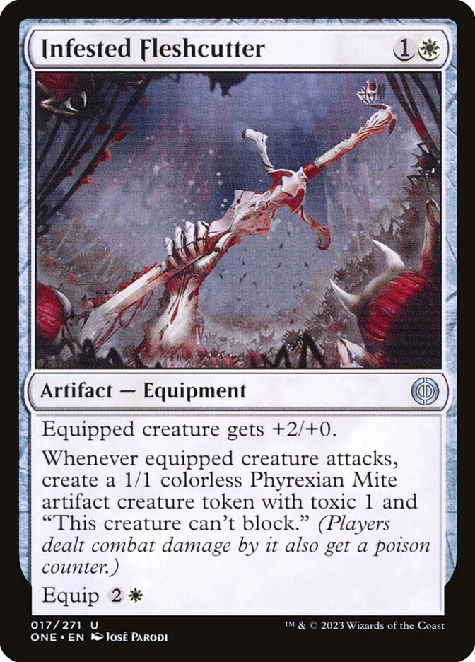 Infested Fleshcutter 17/271 (Phyrexia: All Will Be One) 