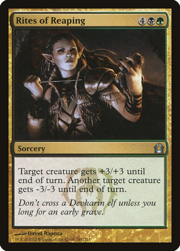 Rites of Reaping 191/274 (Return to Ravnica) 