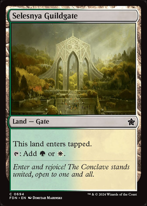 Selesnya Guildgate 694/291 (Foundations) 