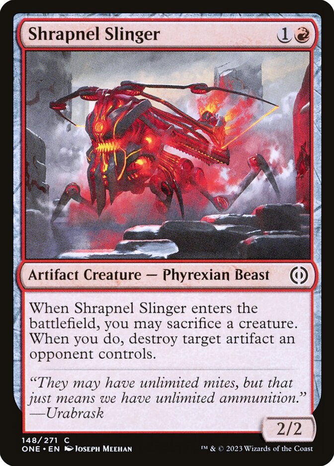 Shrapnel Slinger 148/271 (Phyrexia: All Will Be One) 