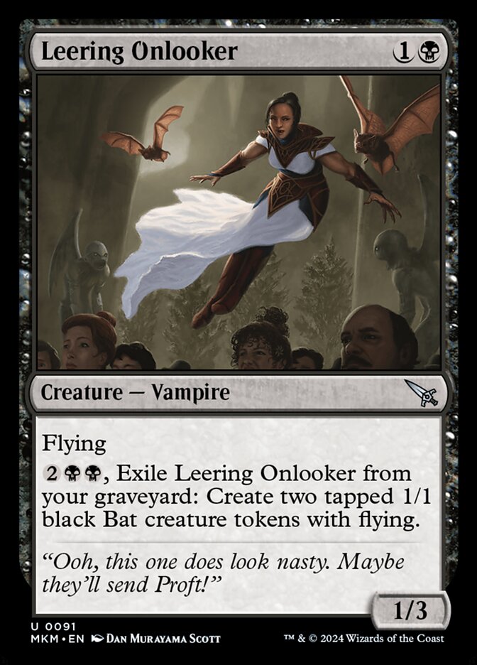 Leering Onlooker 91/286 (Murders at Karlov Manor) 