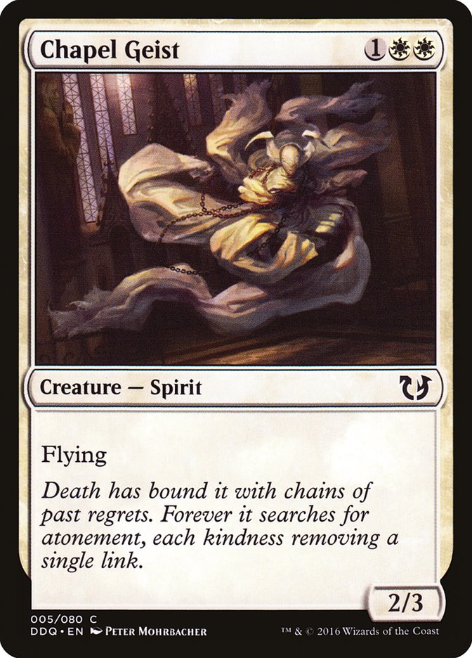 Chapel Geist 5/80 (Duel Decks: Blessed vs. Cursed) 