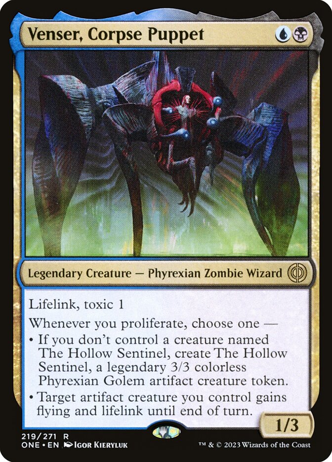 Venser, Corpse Puppet 219 (Phyrexia: All Will Be One)  - Foil