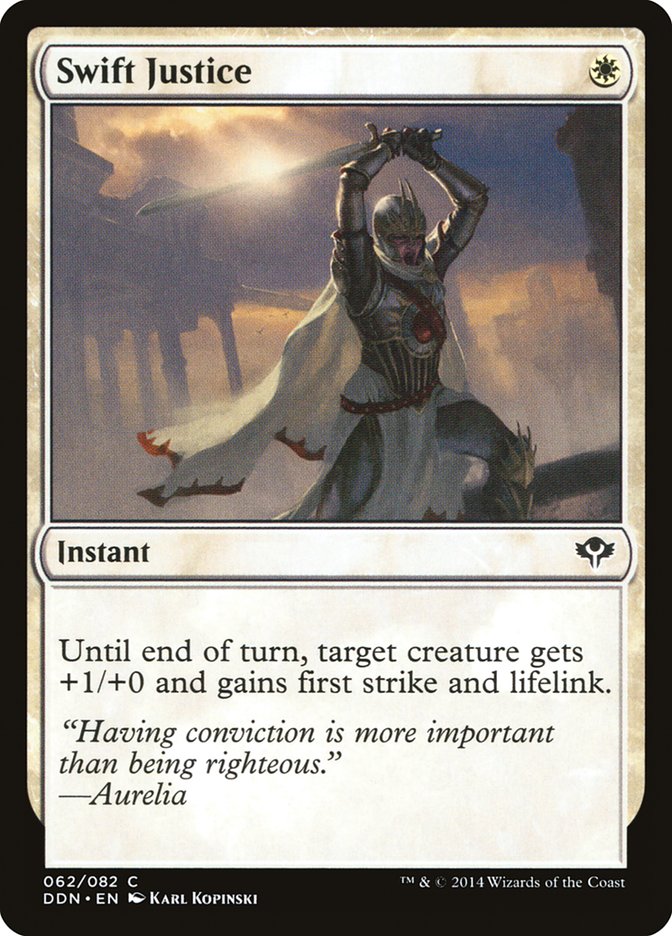 Swift Justice 62/82 (Duel Decks: Speed vs. Cunning) 
