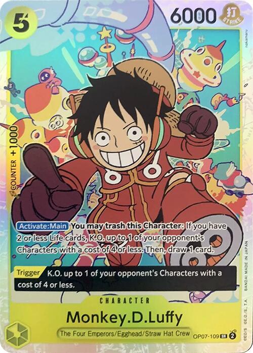 Monkey.D.Luffy OP07-109 (500 Years in the Future)  - Foil
