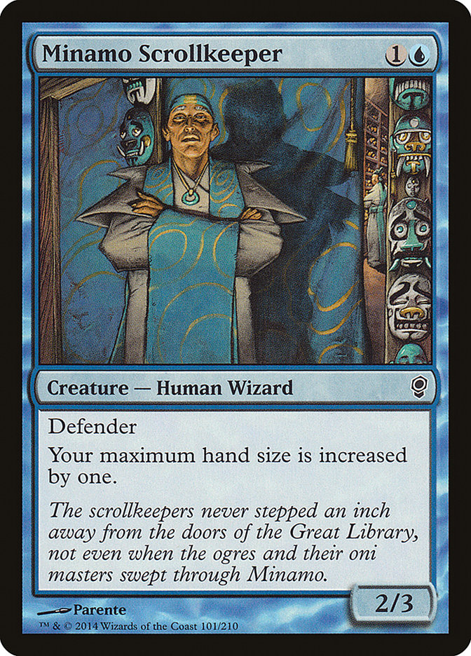 Minamo Scrollkeeper 101/210 (Conspiracy) 