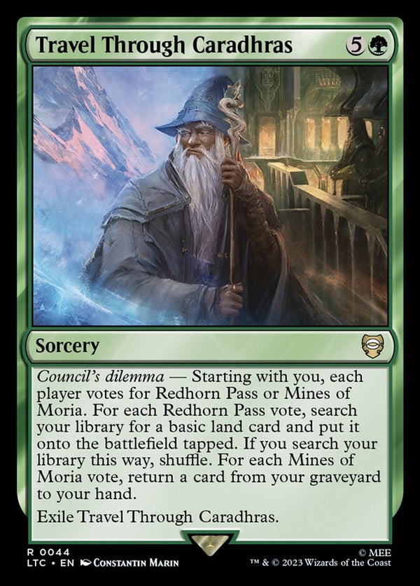 Travel Through Caradhras 44/347 (Commander: The Lord of the Rings: Tales of Middle-earth) 