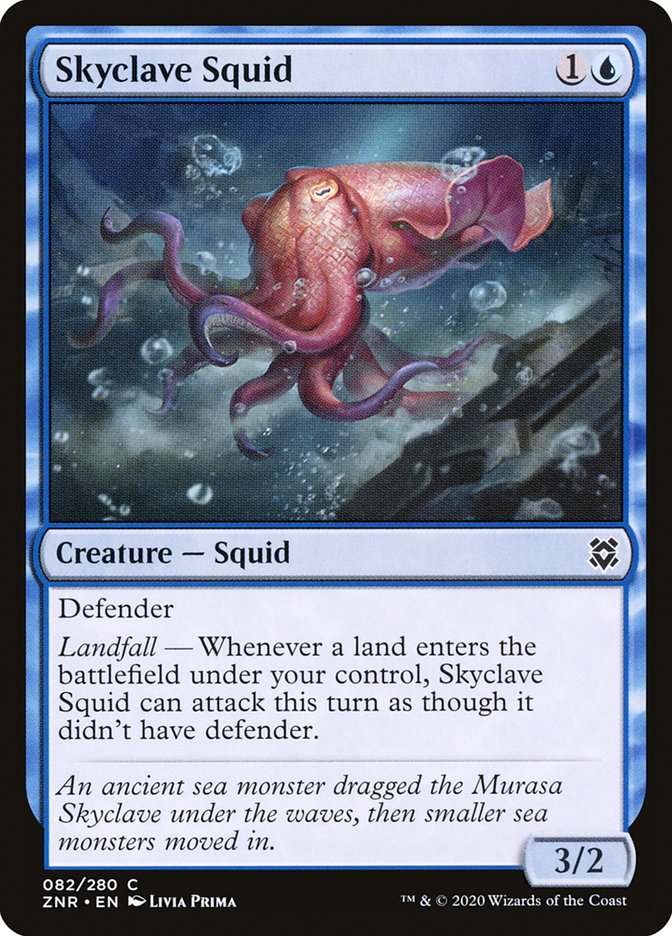 Skyclave Squid 82/280 (Zendikar Rising) 