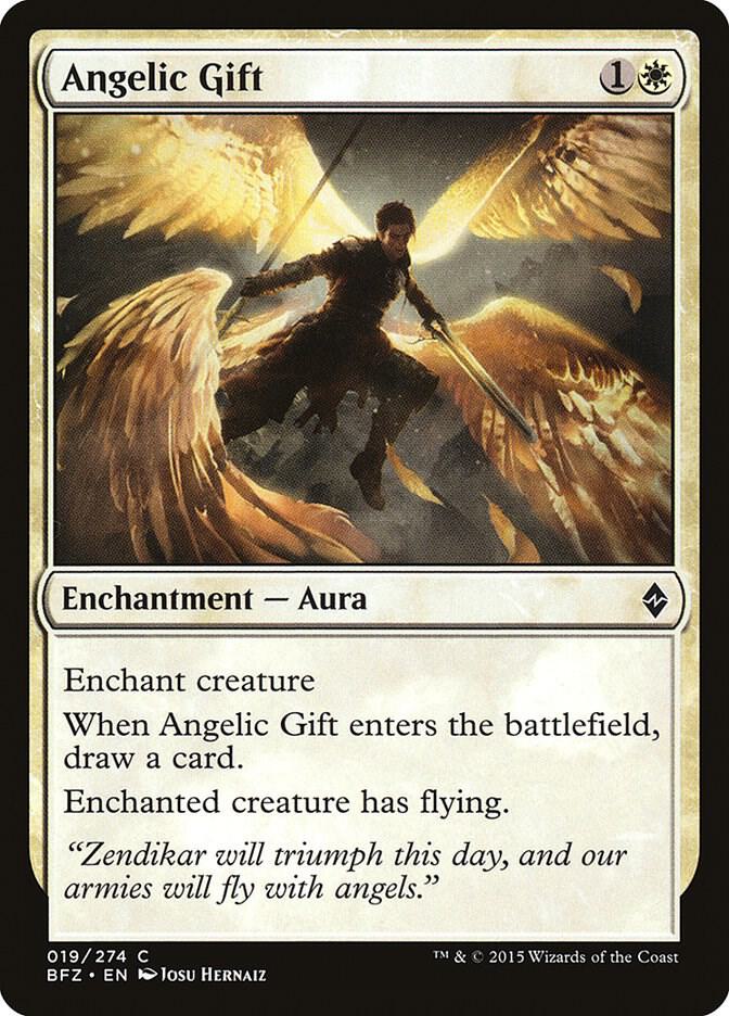 Angelic Gift 19/274 (Battle for Zendikar) 