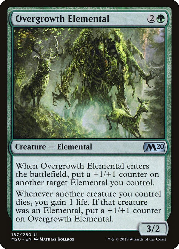 Overgrowth Elemental 187/280 (Core Set 2020) 