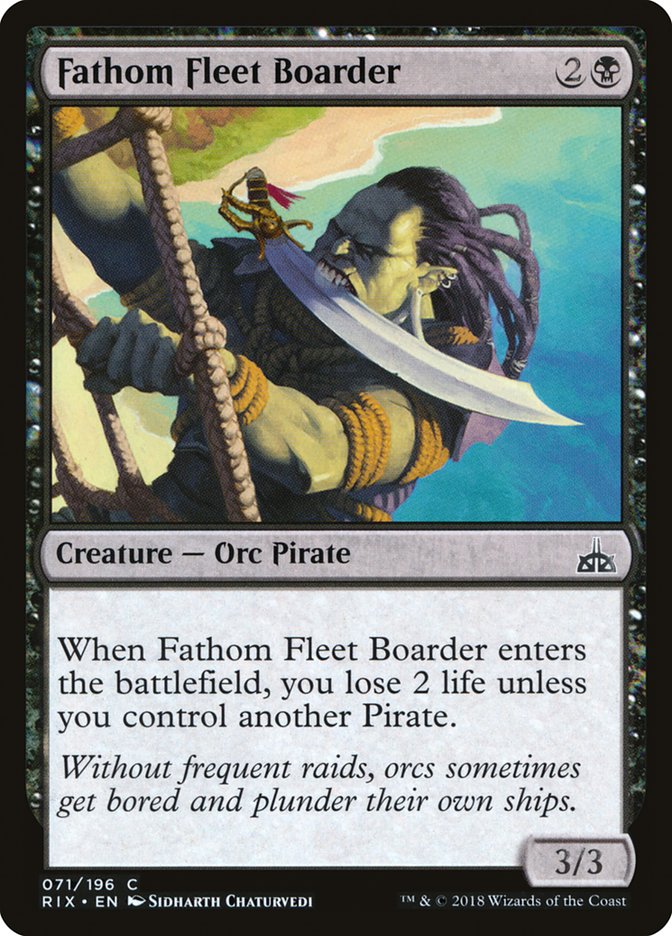 Fathom Fleet Boarder 71/196 (Rivals of Ixalan) 