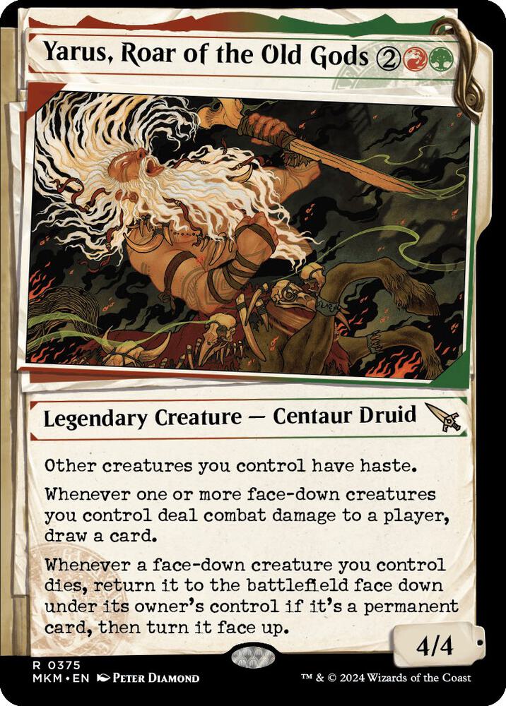 Yarus, Roar of the Old Gods 375/286 (Murders at Karlov Manor)  - Showcase