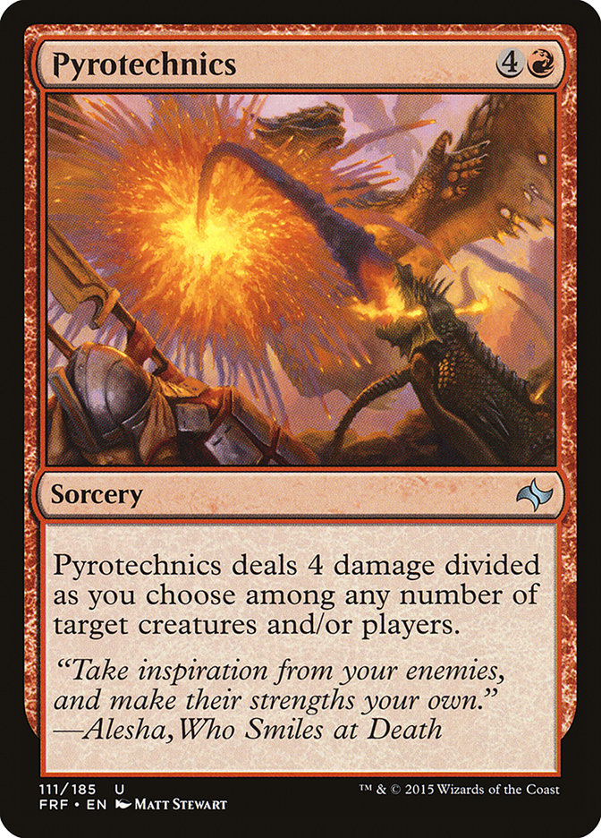 Pyrotechnics 111/185 (Fate Reforged) 