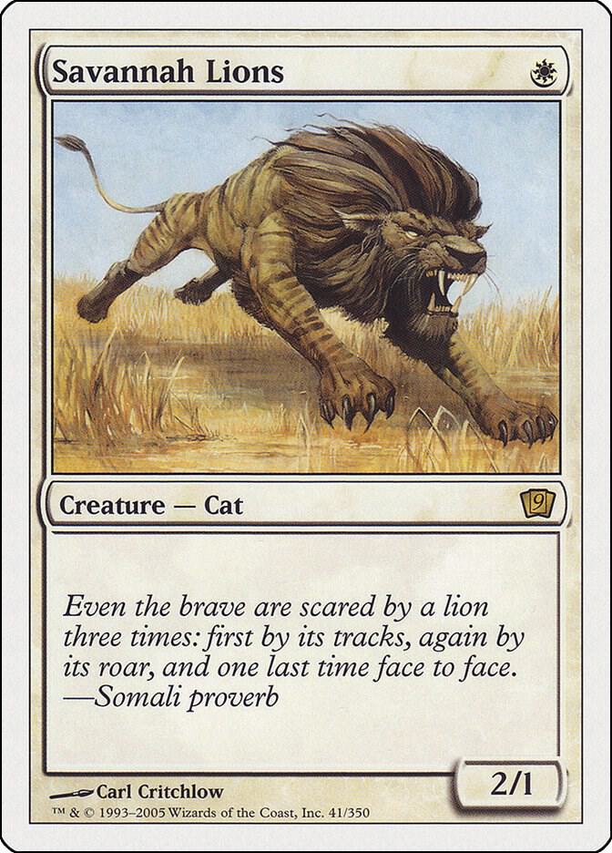 Savannah Lions 41/350 (9th Edition) 